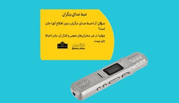 احکام شرعی | ضبط صدای دیگران