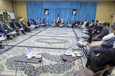 دیدار روسای شورای اسلامی کلان شهرها و شهرهای مرکز استان کشور با نماینده ولی فقیه در استان یزد