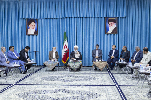 دیدار روسای شورای اسلامی کلان شهرها و شهرهای مرکز استان کشور با نماینده ولی فقیه در استان یزد