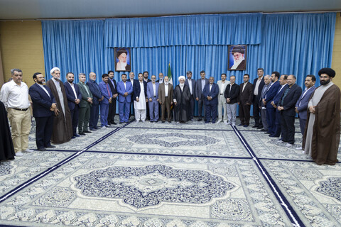 دیدار روسای شورای اسلامی کلان شهرها و شهرهای مرکز استان کشور با نماینده ولی فقیه در استان یزد