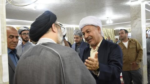 تصاویر/ آیین عمامه گذاری سنتی طلاب اهل سنت حجره امام شافعی روستا بند ارومیه