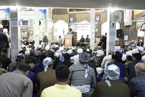 تصاویر/ آیین عمامه گذاری سنتی طلاب اهل سنت حجره امام شافعی روستا بند ارومیه