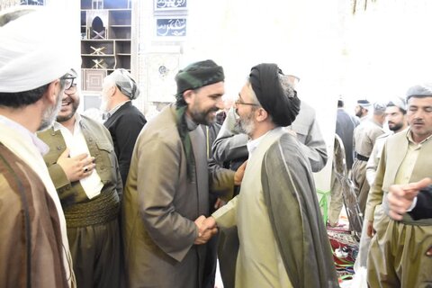 تصاویر/ آیین عمامه گذاری سنتی طلاب اهل سنت حجره امام شافعی روستا بند ارومیه