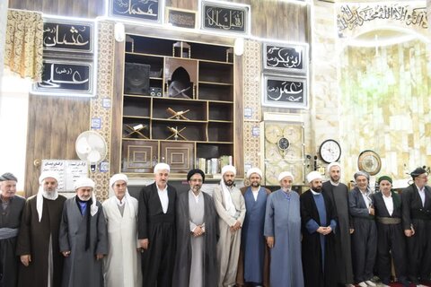 تصاویر/ آیین عمامه گذاری سنتی طلاب اهل سنت حجره امام شافعی روستا بند ارومیه