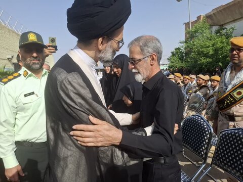 تصاویر/ تشییع پیکرشهید محمد حسن نائینی در کاشان