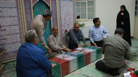 تصاویر/ استقبال از پیکر مطهر شهید جوهرزاده در بوشهر