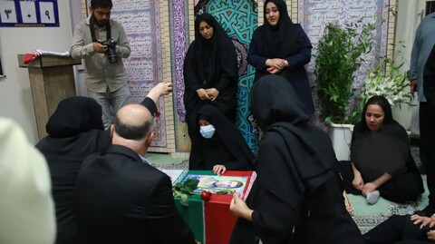 تصاویر/ استقبال از پیکر مطهر شهید جوهرزاده در بوشهر