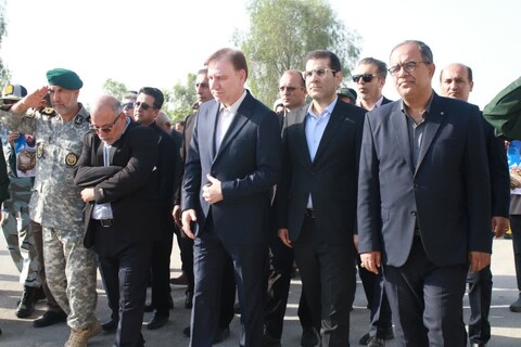 تصاویر/ استقبال از پیکر مطهر شهید جوهرزاده در بوشهر