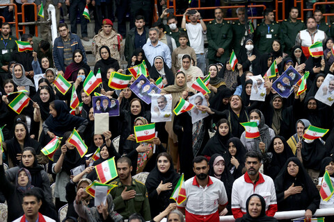 تصاویر/ دیدار عمومی رئیس جمهور با مردم کرمانشاه