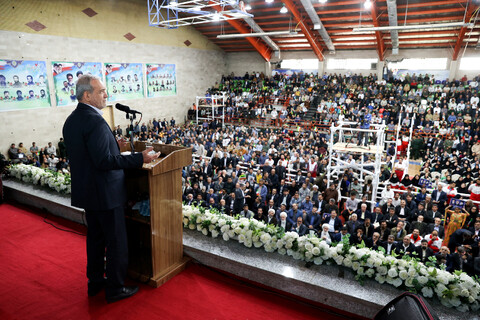 تصاویر/ دیدار عمومی رئیس جمهور با مردم کرمانشاه