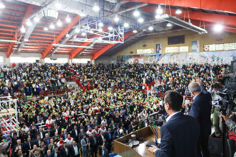 تصاویر/ دیدار عمومی رئیس جمهور با مردم کرمانشاه