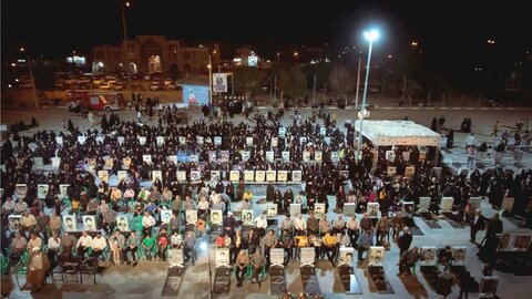 تصاویر/گرامی‌داشت سالگرد تدفین اولین شهید گمنام آران و بیدگل