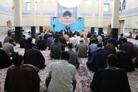 تصاویر/ جلسه اخلاق حوزه علمیه بناب