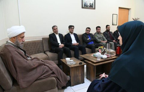 تصاویر| دیدار رئیس سازمان محیط‌زیست کشور با حجت الاسلام والمسلمین دژکام