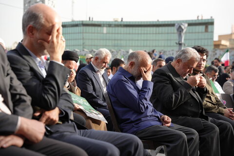 تصاویر/ مراسم بزرگداشت اولین سالگرد شهادت رئیس جمهور شهید آیت الله رئیسی و شهدای خدمت