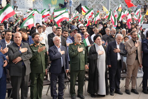 تصاویر/ مراسم بزرگداشت اولین سالگرد شهادت رئیس جمهور شهید آیت الله رئیسی و شهدای خدمت