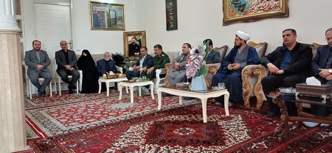 تصاویر/ مراسم گرامیداشت سالگرد شهادت شهدای خدمت در گلشن زهرا مراغه