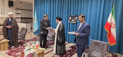 آیین اهدای احکام اعضای ستاد اقامه نماز جمعه شهرستان بناب