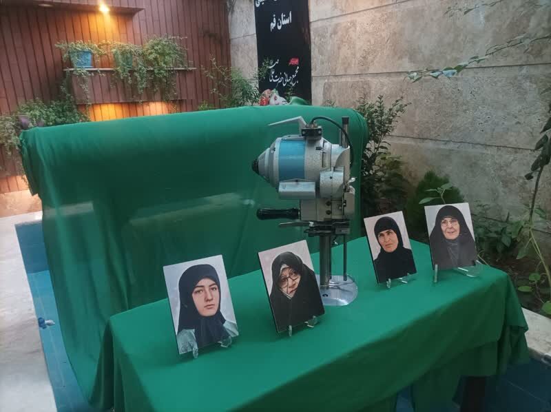 کارگاه دوخت لباس شیرخوارگان حسینی در قم راه اندازی شد