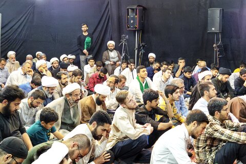 تصاویر/ یادواره شهدای روحانیت و ۱۸۶ شهید مدرسه رضویه قم