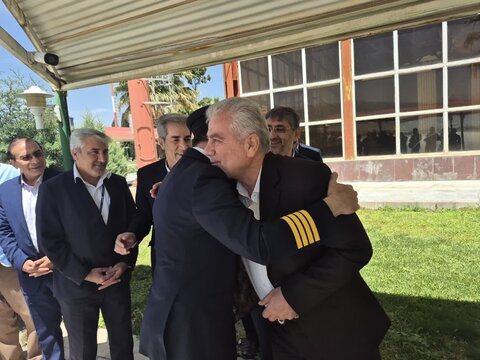 تصاویر پرواز مستقیم حجاج از فرودگاه خرم‌آباد به مدینه منوره