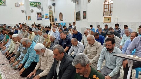 نماز جمعه بندرریگ به روایت تصویر