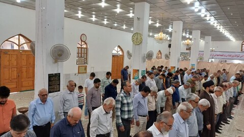 نماز جمعه بندرریگ به روایت تصویر