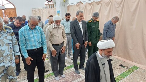 نماز جمعه بندرریگ به روایت تصویر