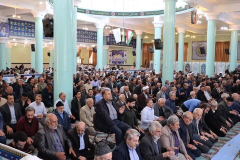 تصاویر/ نماز عبادی سیاسی جمعه تکاب
