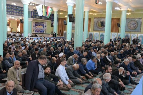 تصاویر/ نماز عبادی سیاسی جمعه تکاب