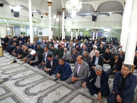 تصاویر/ آئین عبادی سیاسی نماز جمعه ماکو