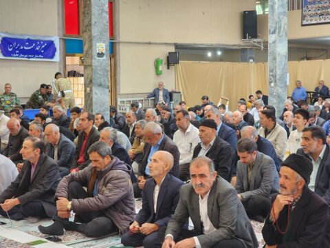 تصاویر/ آیین عبادی سیاسی نماز جمعه چایپاره