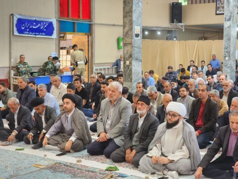 تصاویر/ آیین عبادی سیاسی نماز جمعه چایپاره