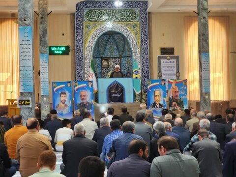 تصاویر/ آیین عبادی سیاسی نماز جمعه چایپاره