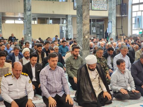 تصاویر/ آیین عبادی سیاسی نماز جمعه چایپاره