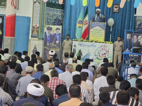 تصاویر/ اقامه نماز جمعه ریگان