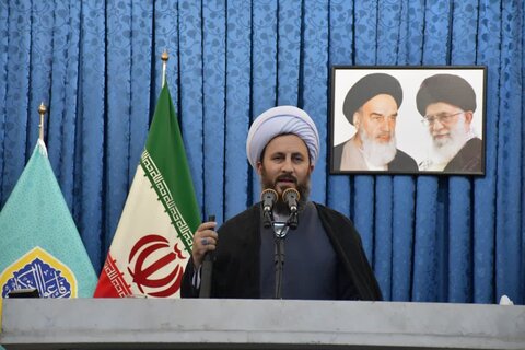 تصاویر/ آئین عبادی سیاسی نمازجمعه خوی