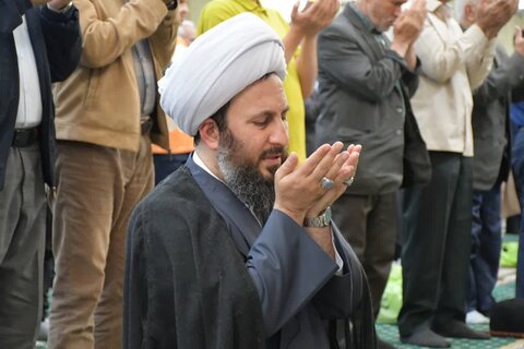 تصاویر/ آئین عبادی سیاسی نمازجمعه خوی