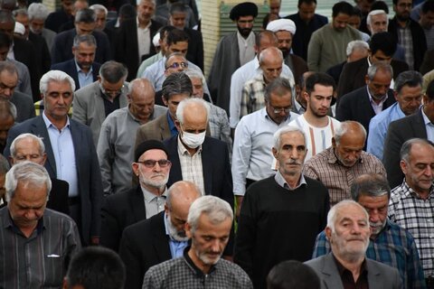 تصاویر/ آئین عبادی سیاسی نمازجمعه خوی