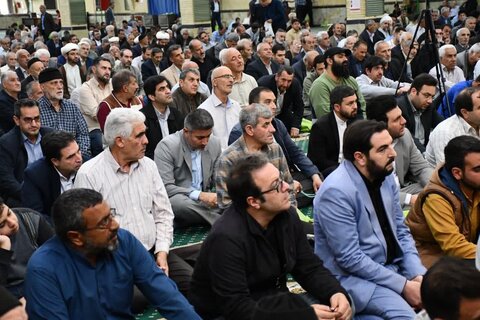 تصاویر/ آئین عبادی سیاسی نمازجمعه خوی