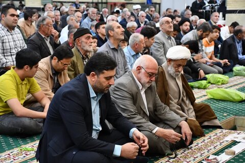 تصاویر/ آئین عبادی سیاسی نمازجمعه خوی