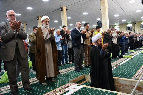 تصاویر/ آئین عبادی سیاسی نمازجمعه خوی