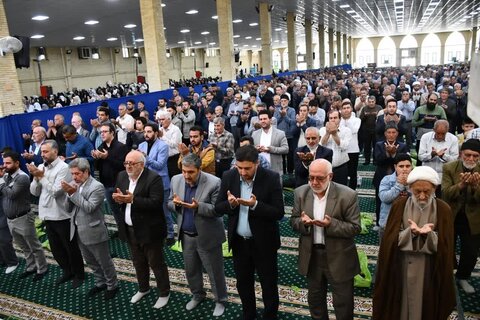 تصاویر/ آئین عبادی سیاسی نمازجمعه خوی