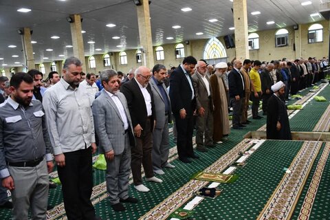 تصاویر/ آئین عبادی سیاسی نمازجمعه خوی