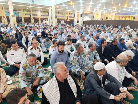تصاویر/ آیین سیاسی عبادی نمازجمعه امروز بوشهر