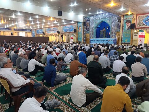 تصاویر/ آیین سیاسی عبادی نمازجمعه امروز بوشهر