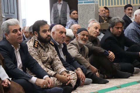 تصاویر/ آیین عبادی سیاسی نماز جمعه نوشین شهر