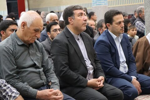 تصاویر/ آیین عبادی سیاسی نماز جمعه نوشین شهر