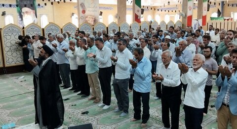 نمازجمعه بندر دیّر به روایت تصویر