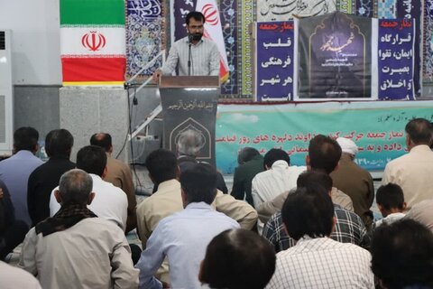 تصاویر/ اقامه نماز جمعه قلعه گنج